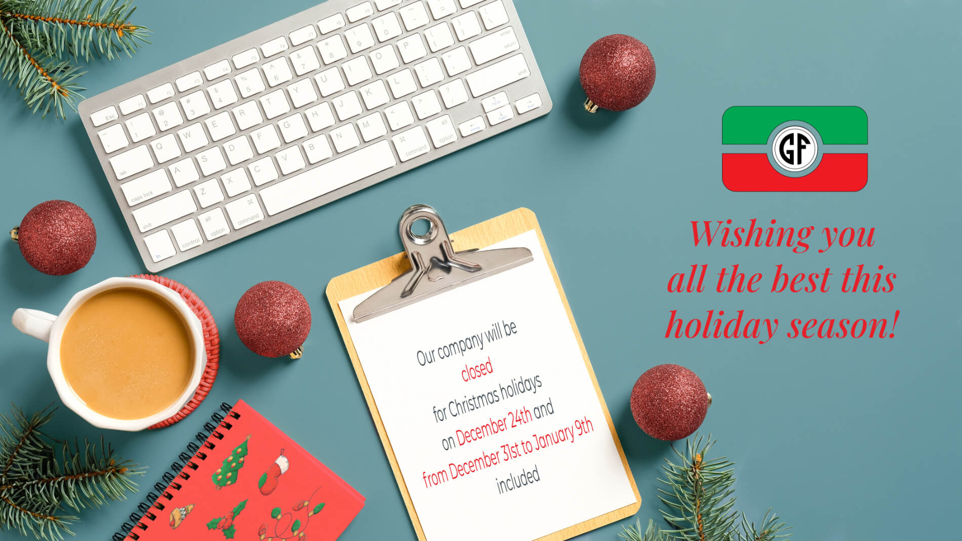 Christmas holidays 2021 G.F. Gnali